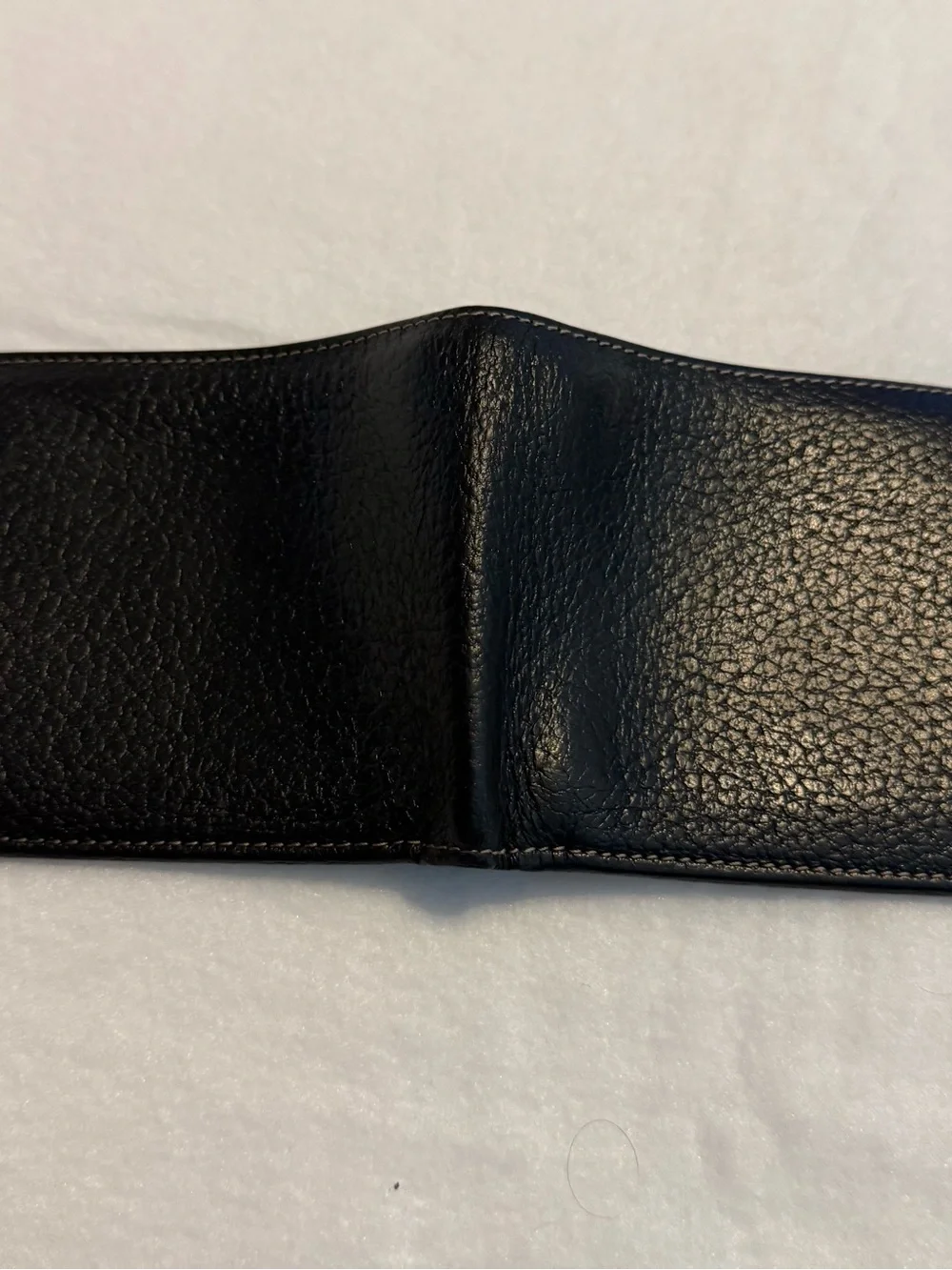 Pierotucci Black Genuine Leather Bifold Wallet Made in Italy Men’s